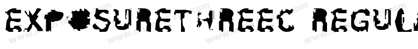 ExposureThreeC Regular字体转换